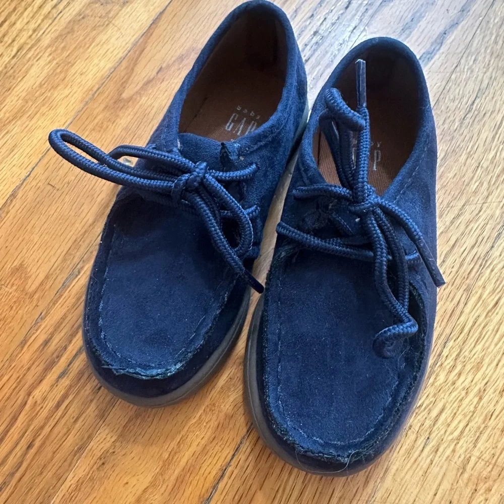 Baby Gap Boys Navy Blue Suede Loafers